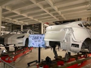 Tesla, arrêt, production automobile, voiture électrique, usine, allemagne, model Y, Europe, vente, baisse, BYD, concurrence