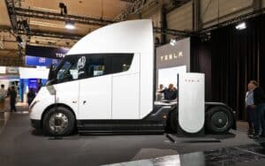 Tesla,semi,electric,truck,at,the,hannover,iaa,transportation,motor