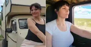 Ariadna Casiani voyage à travers l'Argentine dans un camping-car de 1963 en transformant sa maison de 6 m² en studio musical